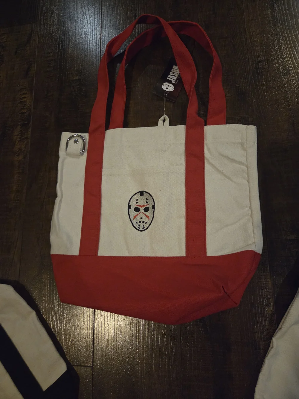 Spirit Halloween viral Totes 3 Pack Ghostface, Jason & Skeleton Bat NWT